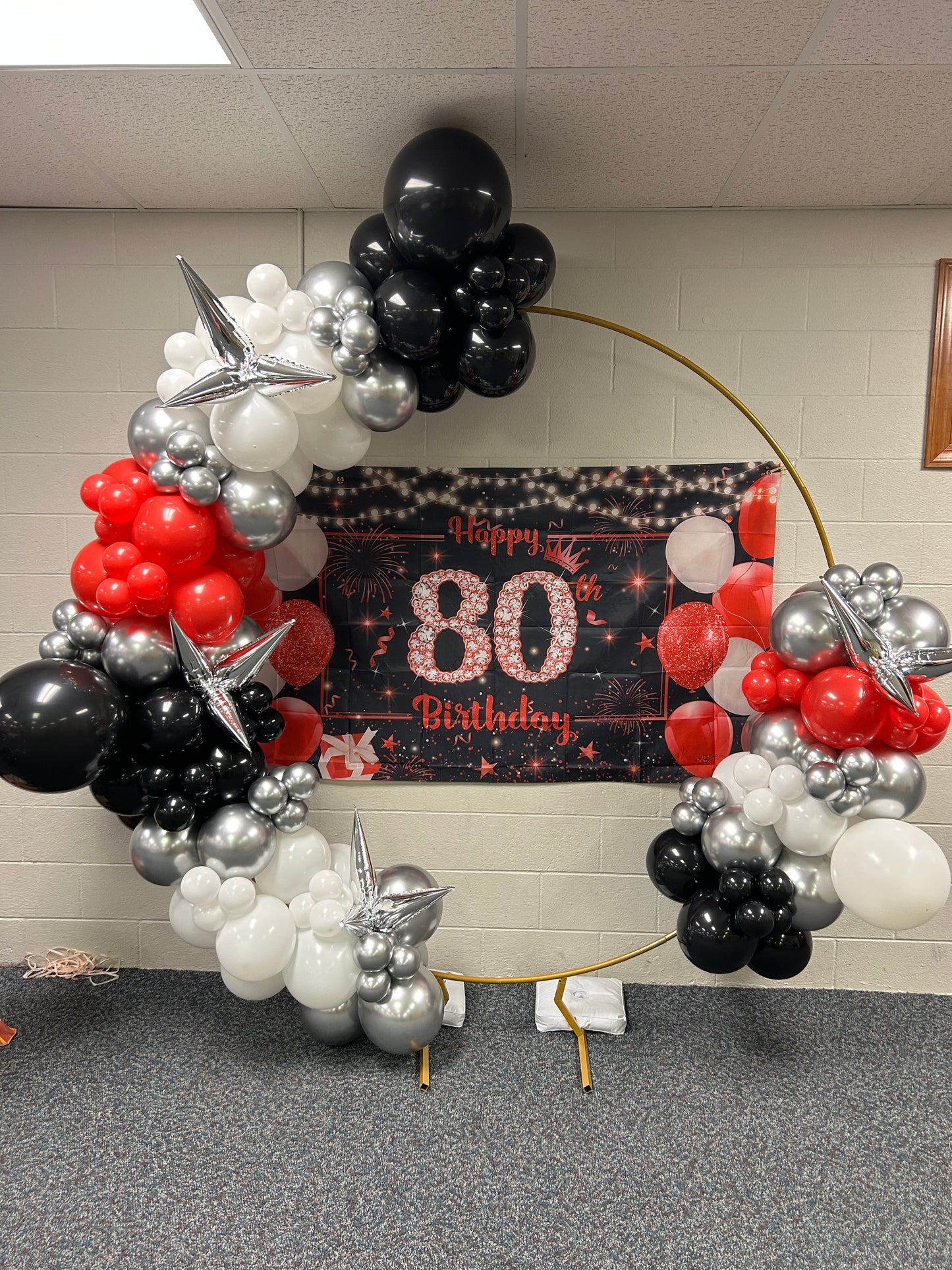 Rental - 6/7ft Ring/Hoop Arch Backdrop