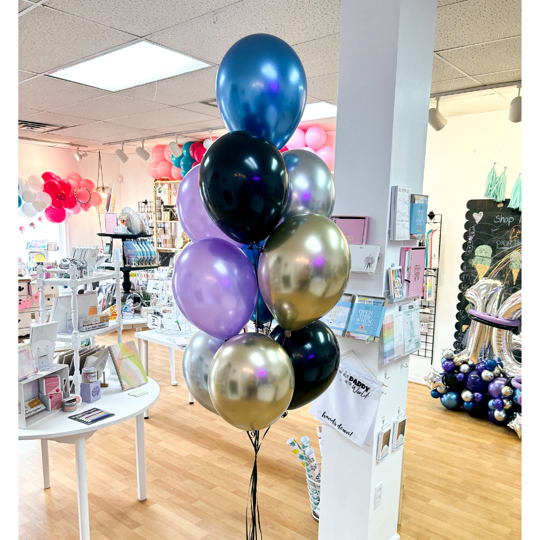 10 Balloons Helium Bouquet
