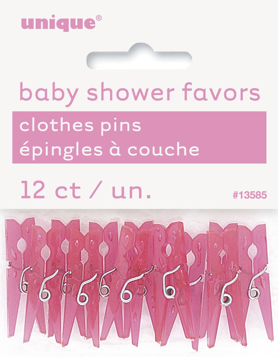 Clothespins Game - Pink 12ct