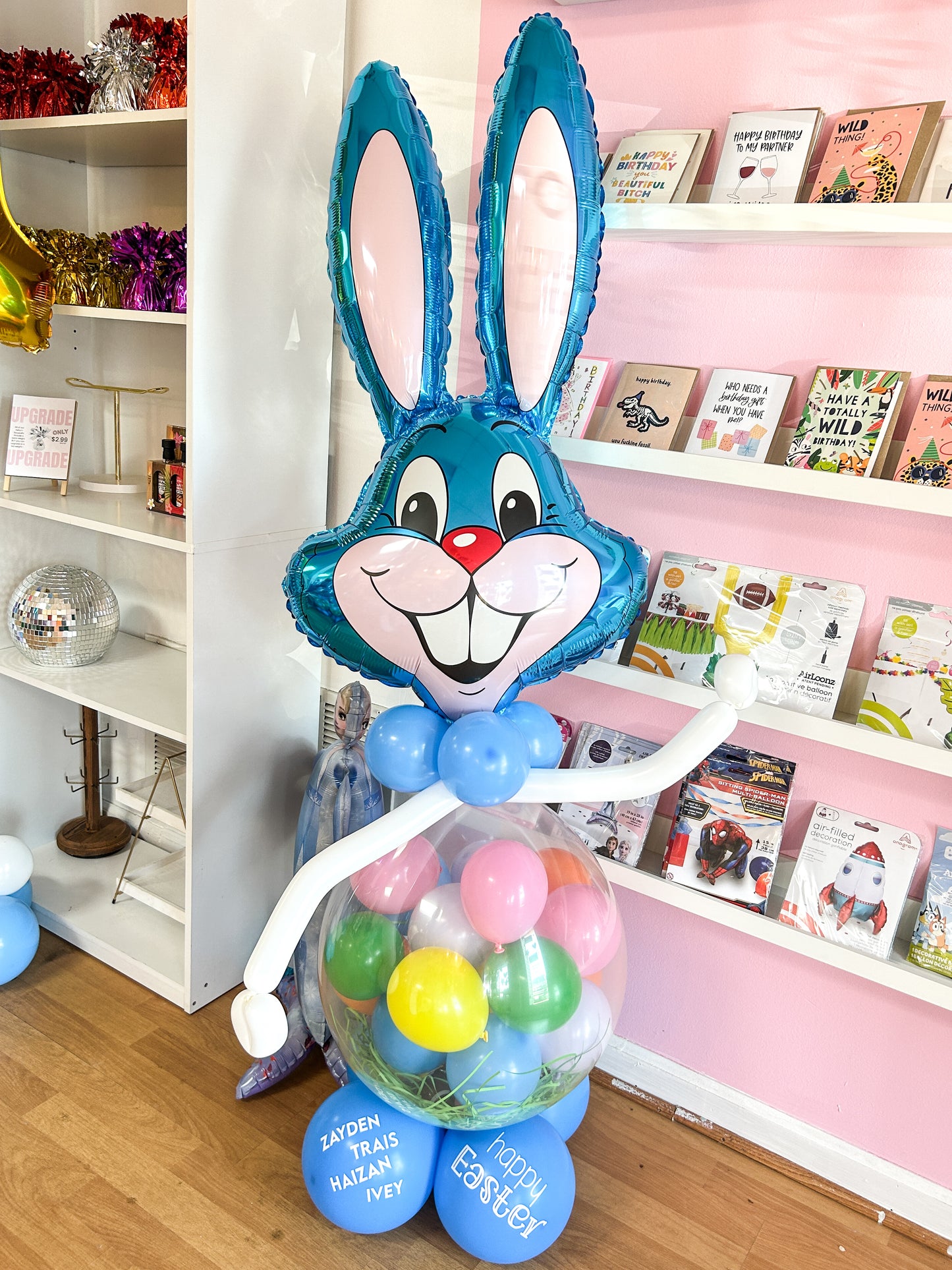 Stuffed Balloon - Easter Bunny Pops (prefilled)
