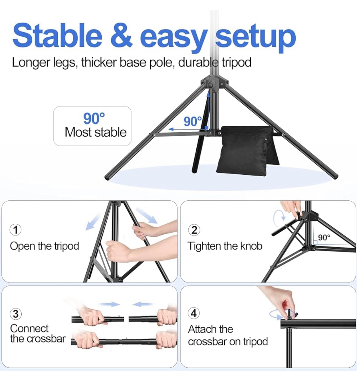 Rental - Adjustable Backdrop Stand
