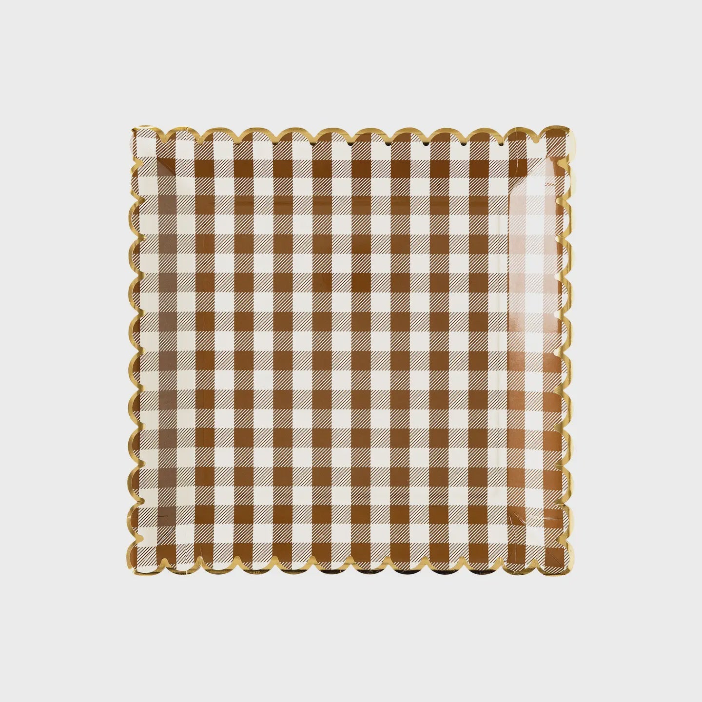 Gingham Dinner Plates 8pk