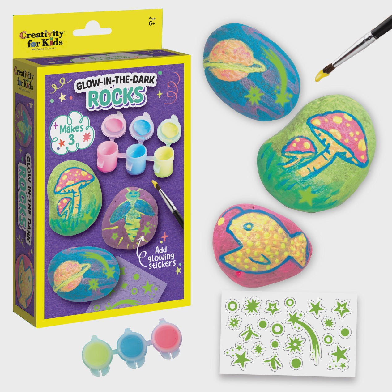 Glow In Dark Rock Kit