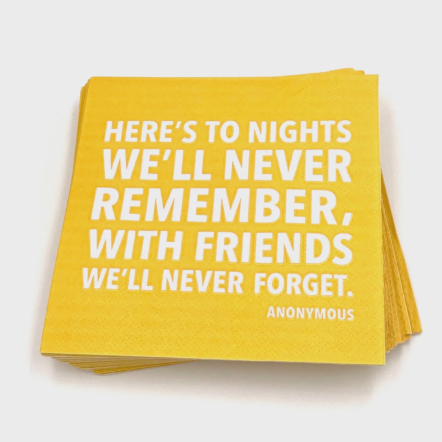 Nights We'll Never Remember Napkins 20ct