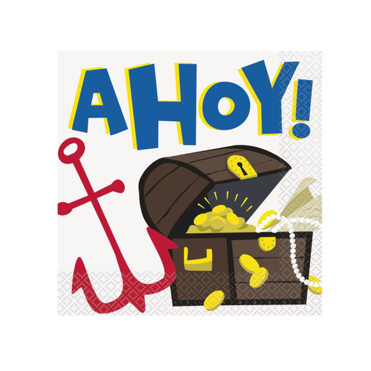 Pirate Themed Napkins 16ct