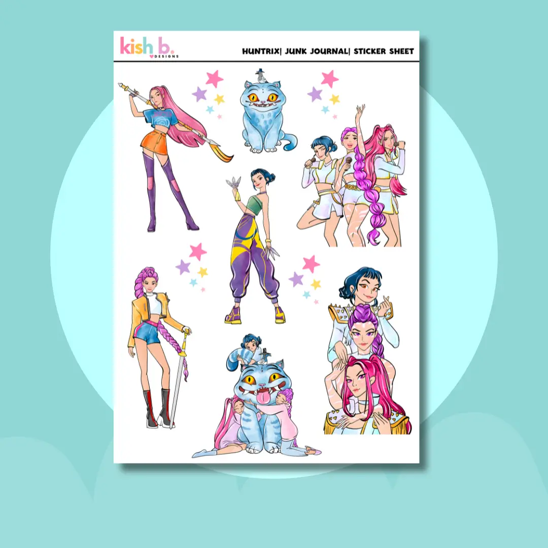 Demon Hunter's Sticker Sheet