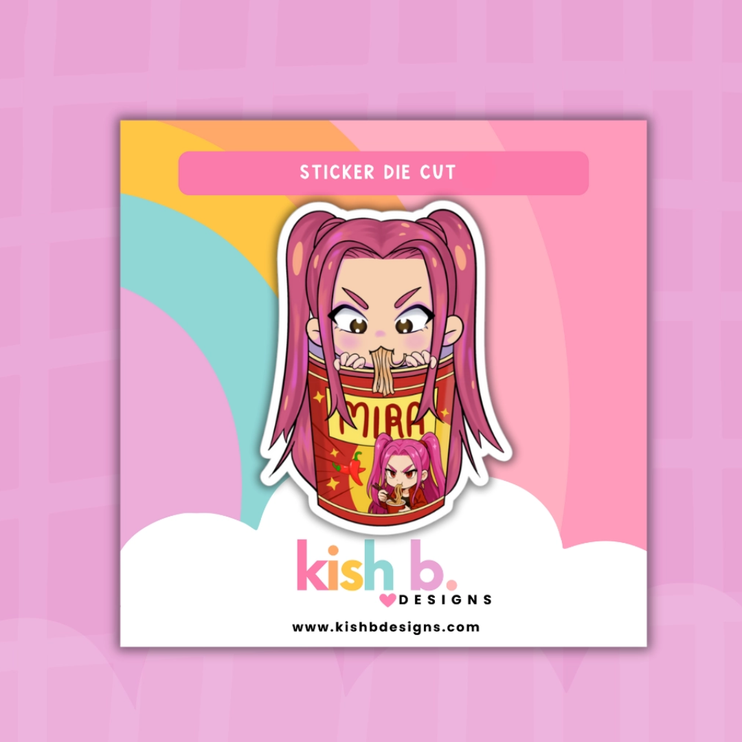 Demon Hunter's Ramen Sticker - Mira