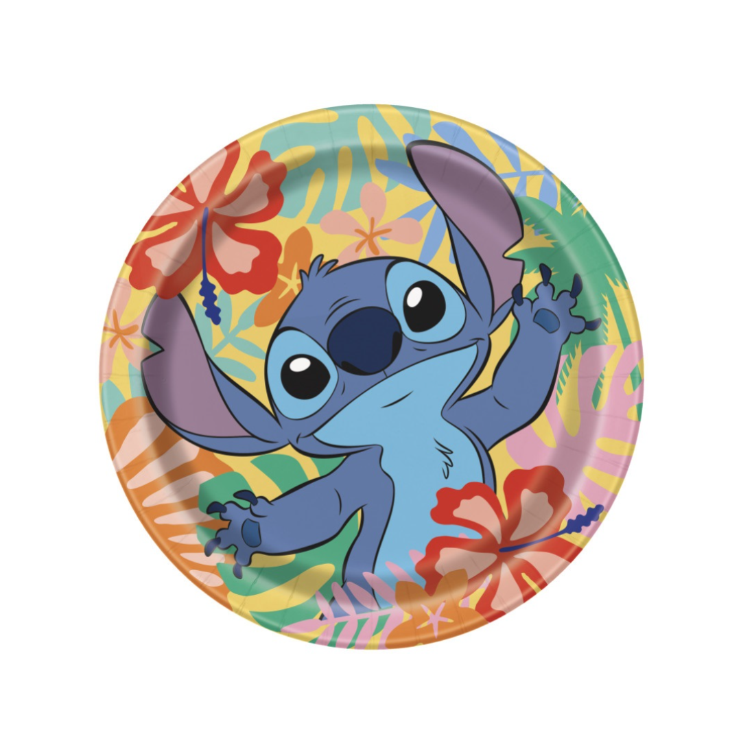 Stitch Themed Dinner Plates - 8pk