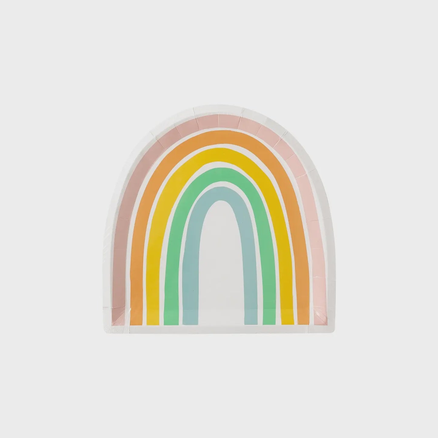 Pastel Rainbow Plates 8pk