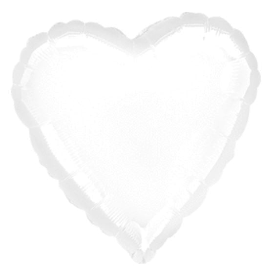 Foil Standard - White Heart