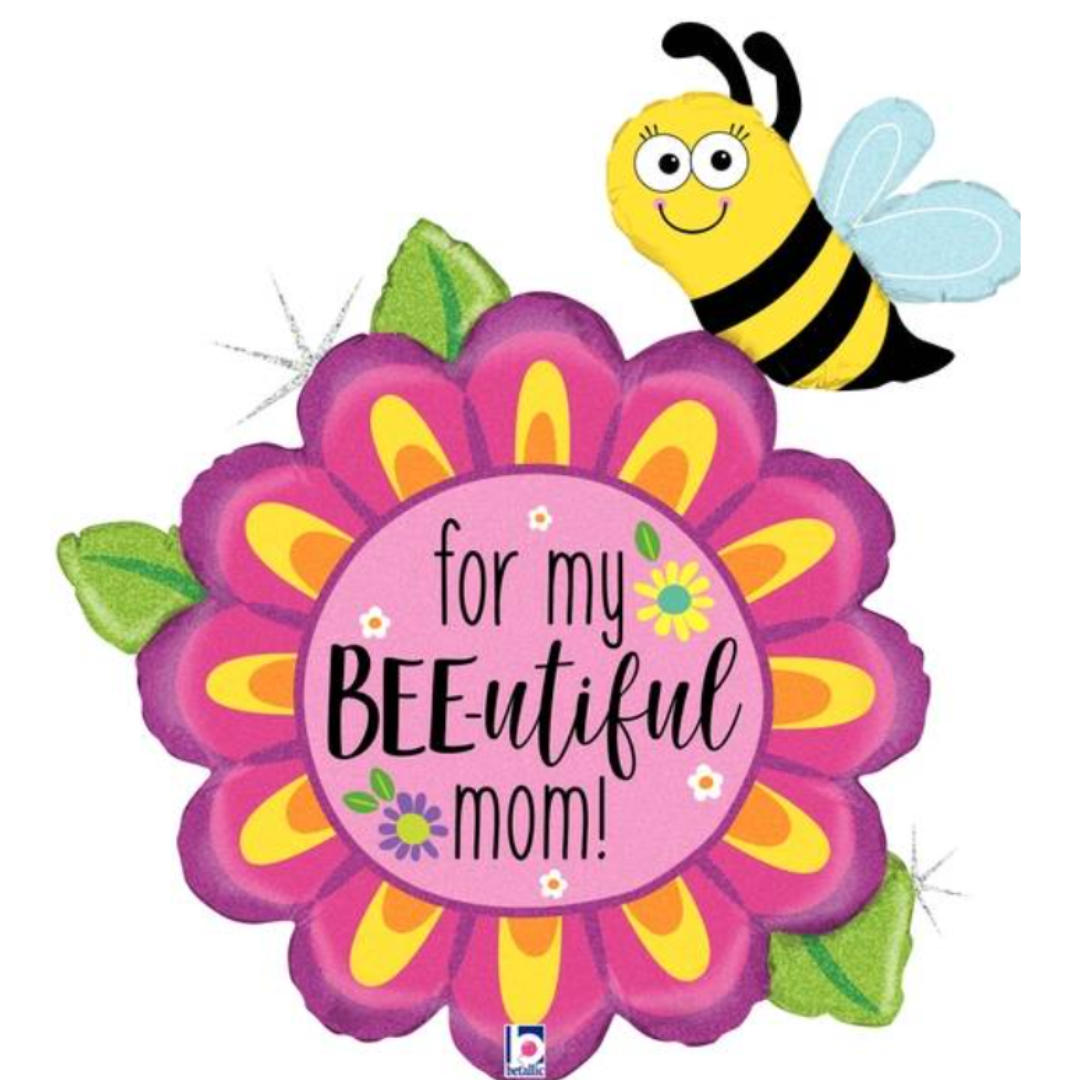Foil Jumbo - For My Bee-tiful Mom