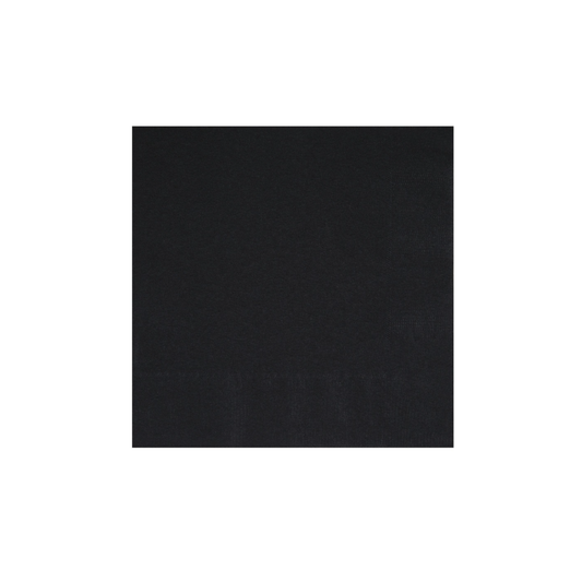 Black Cocktail Napkin 20ct