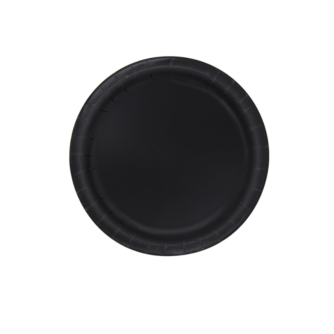 Black Dessert Plates