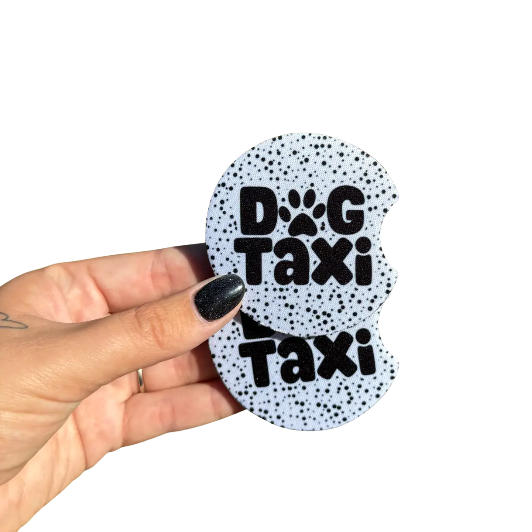 Car Coaster Set - Dog Taxi