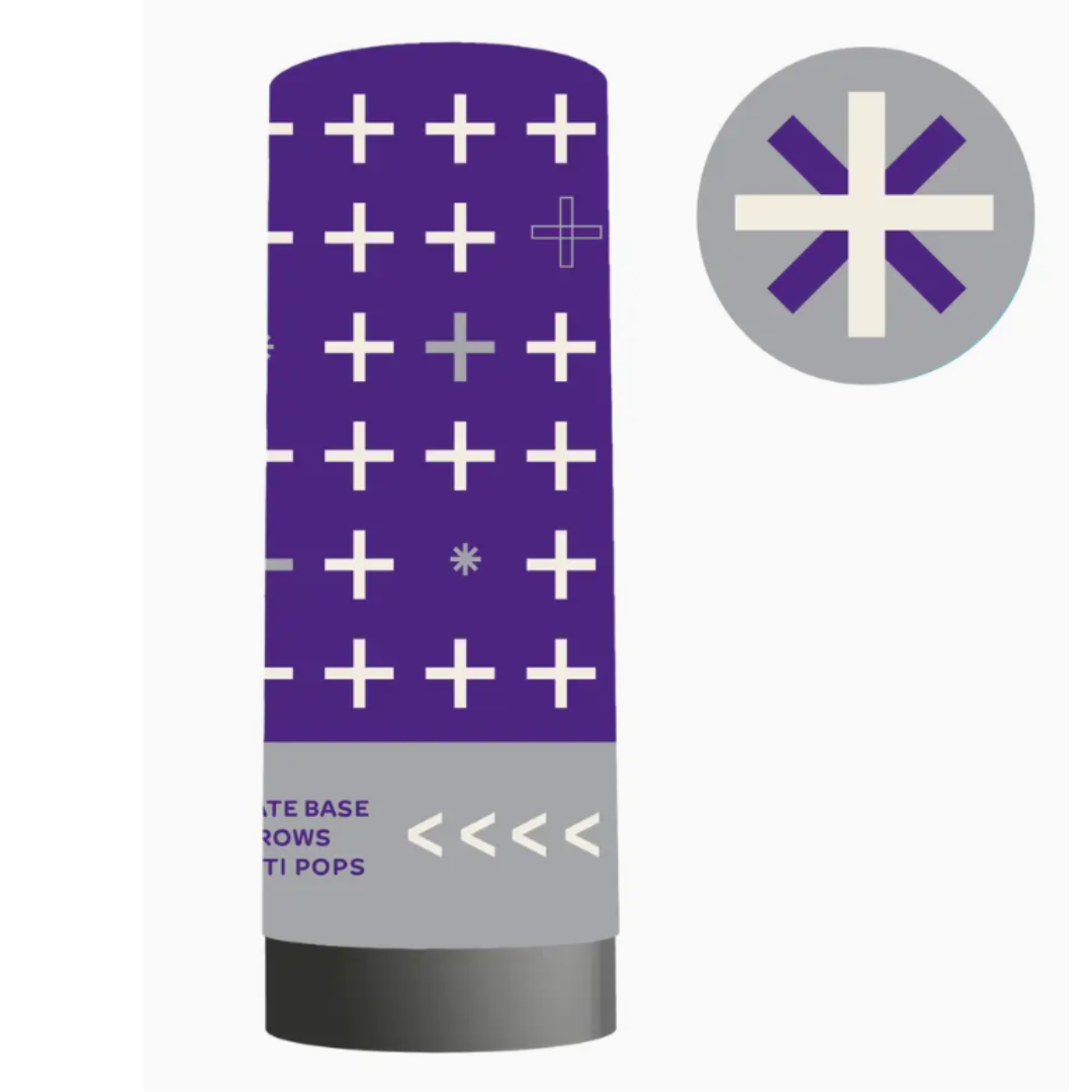 Confetti Popper - Purple/White