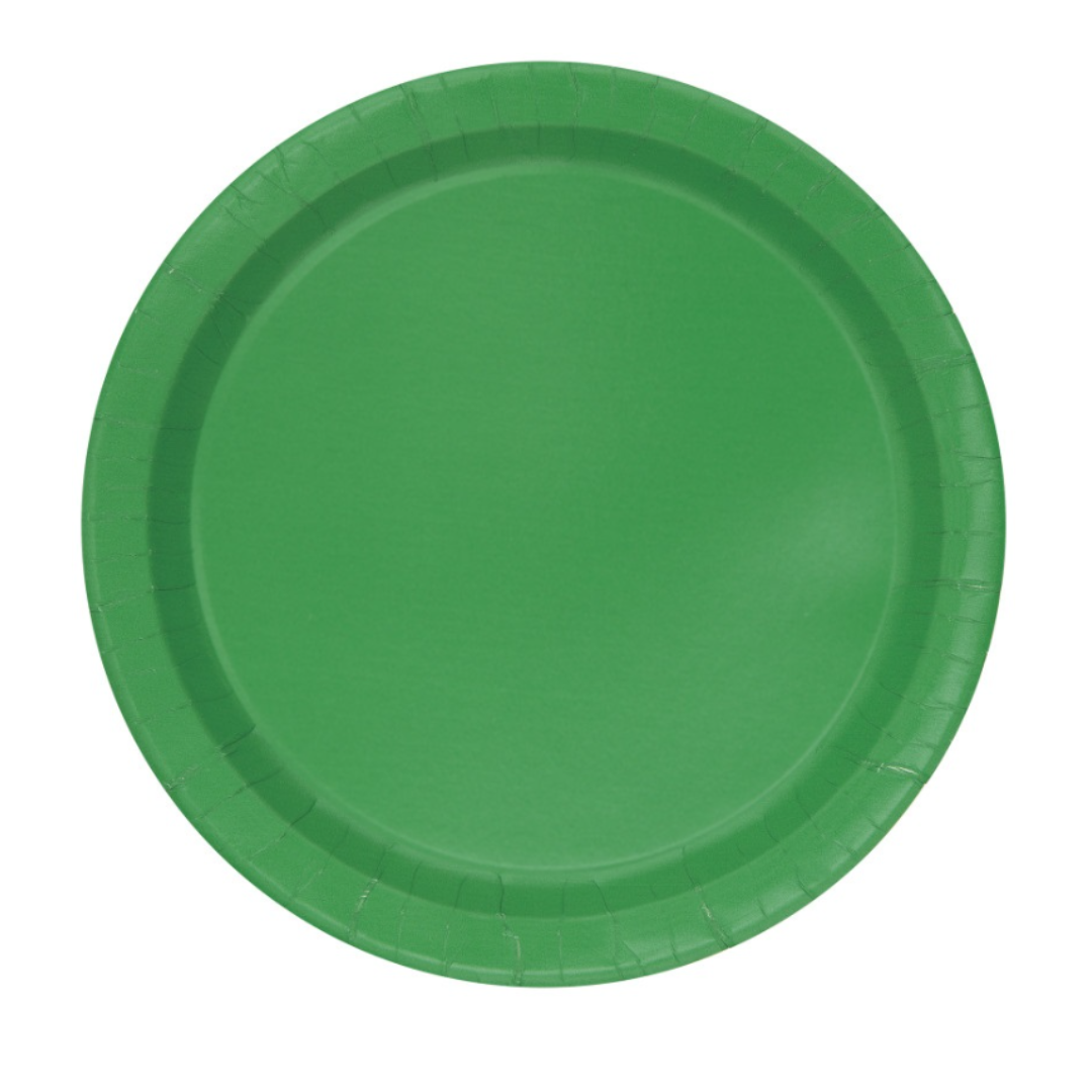 Emerald Green Dessert Plates