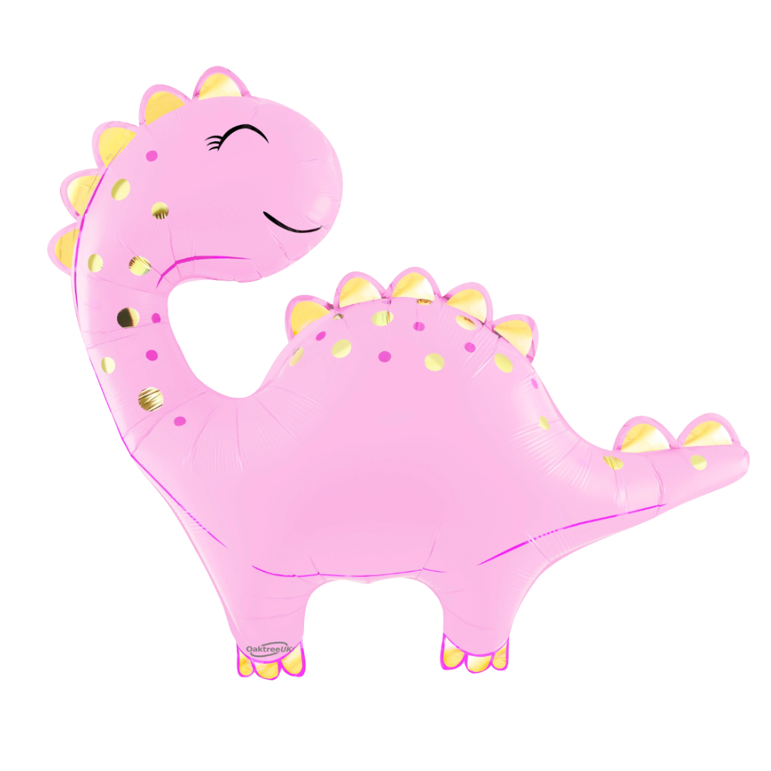 Foil Jumbo - Pink Dino