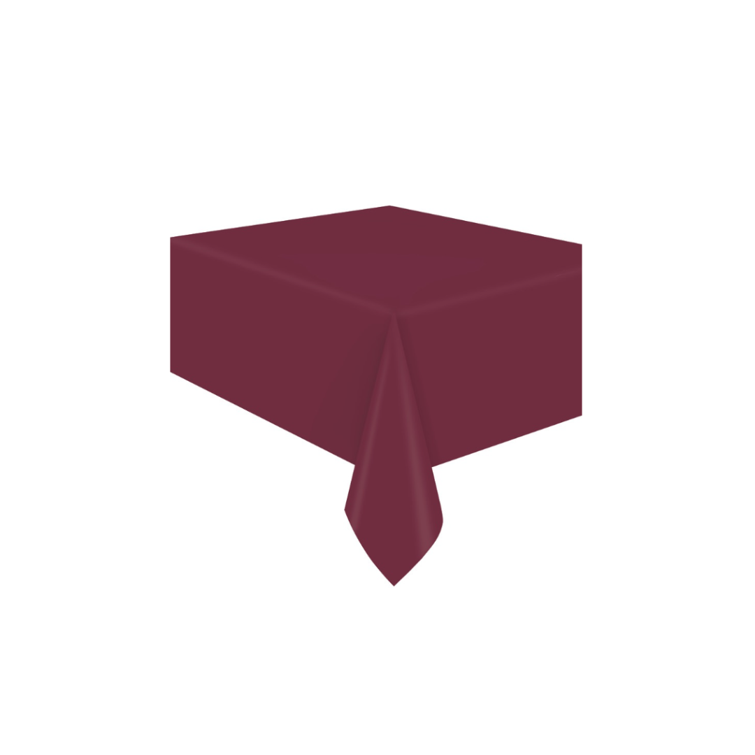 Burgandy Tablecloth