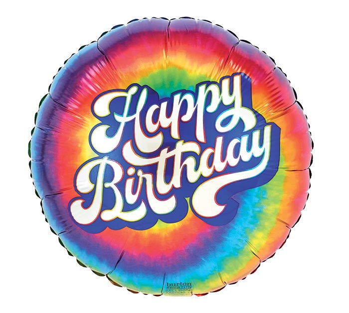 Standard Foil - Groovy Birthday