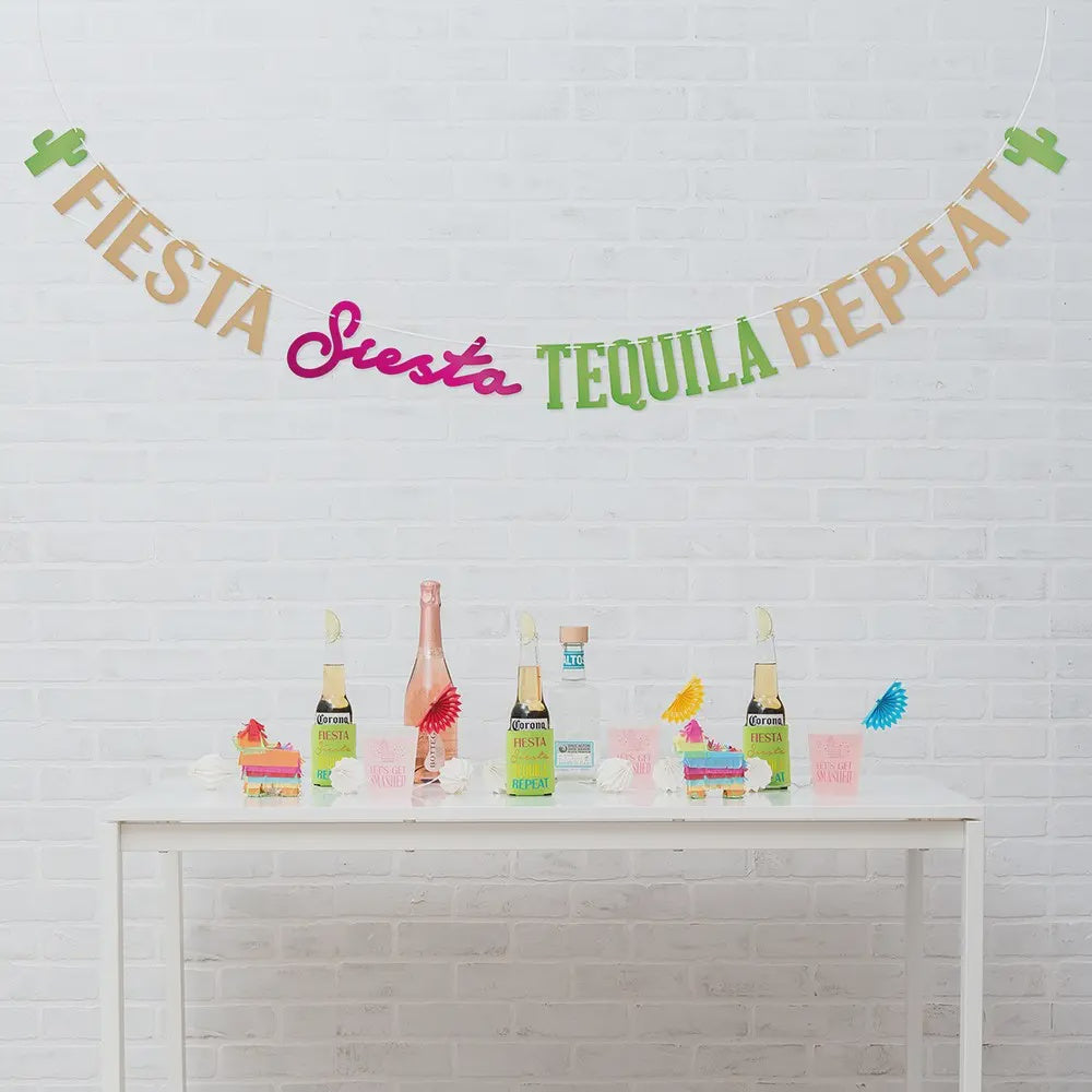 Fiesta Siesta Tequila Repeat Garland