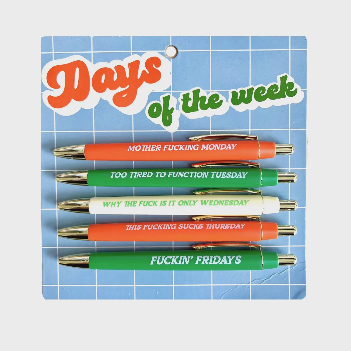 Days of the week: Pen Set – Melanated Mugz and more