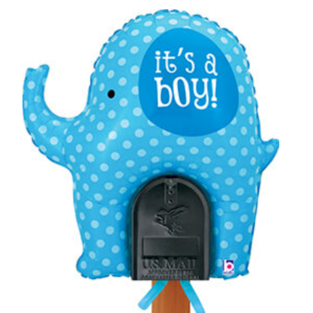 It's a BOY Mailbox Balloon