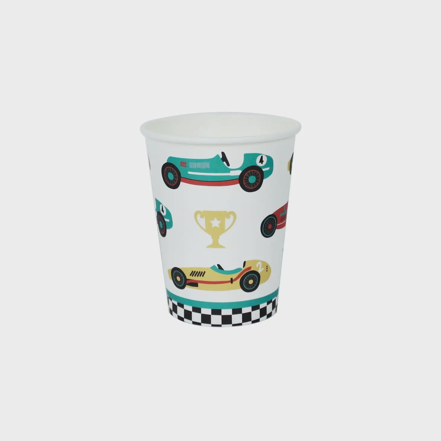 Vintage Race Car Cups