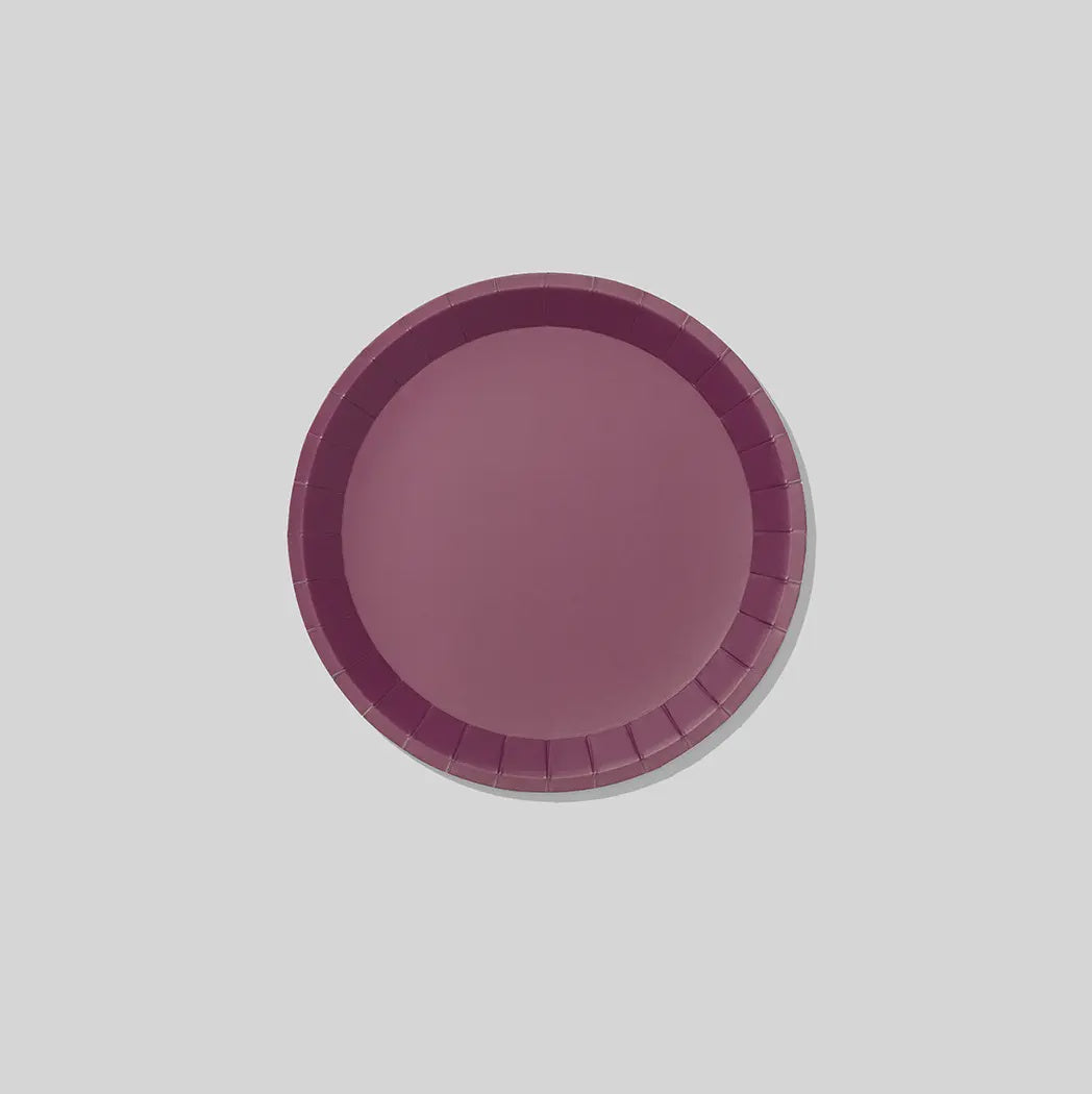 Plum Dessert Plates 10pk