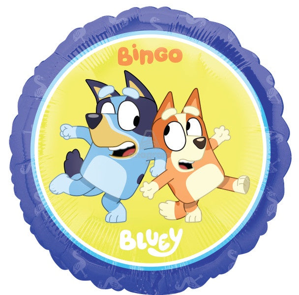 Foil Standard - Bluey Themed Helium Balloon