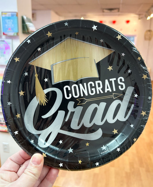 Congrats Grad Plates