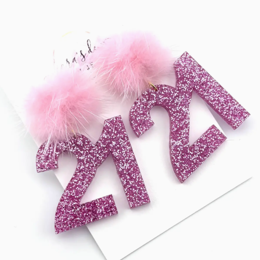 21st Birthday Earrings