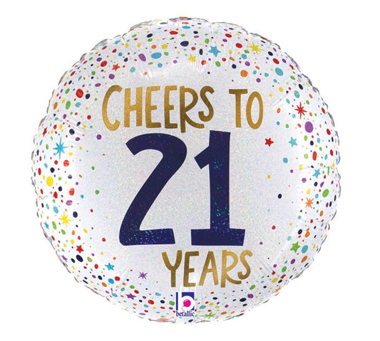 Foil standard - Cheers to 21 Years