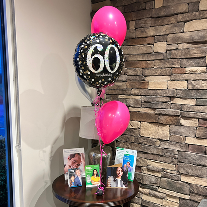 3 Balloon Helium Bouquet