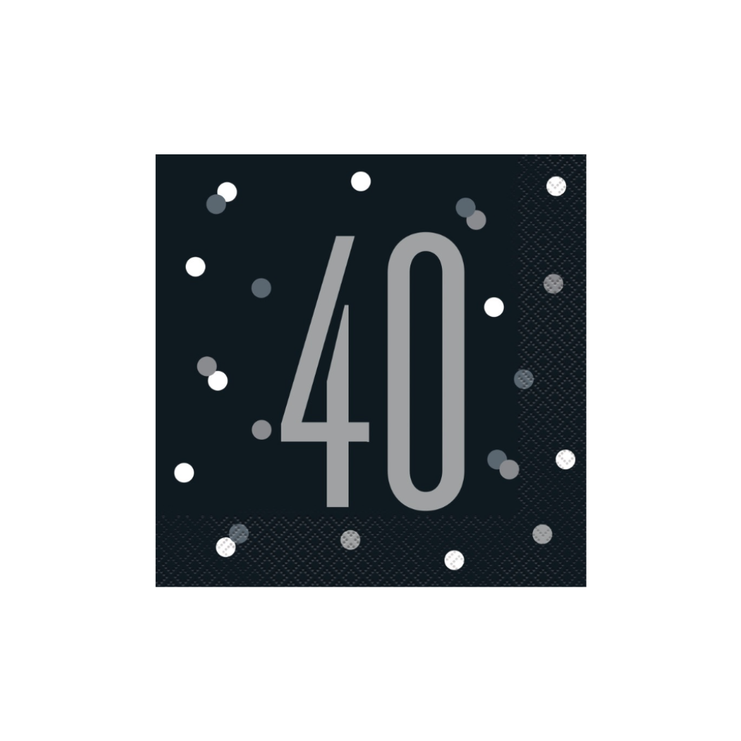 "40" Napkins - 16ct