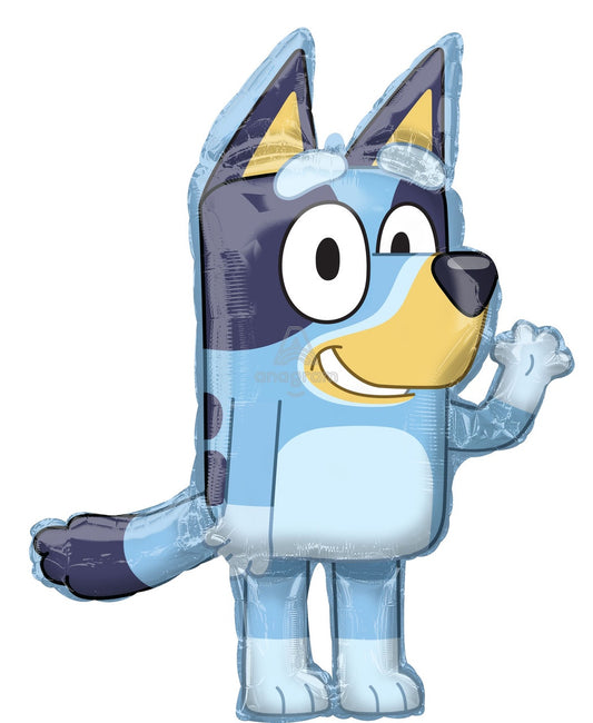 Foil jumbo Bluey helium balloon