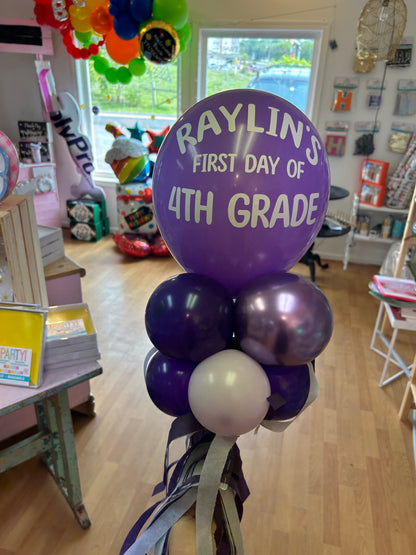 Back to School Balloon Wand
