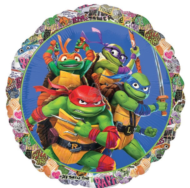 Foil standard Ninja Turtle helium balloon