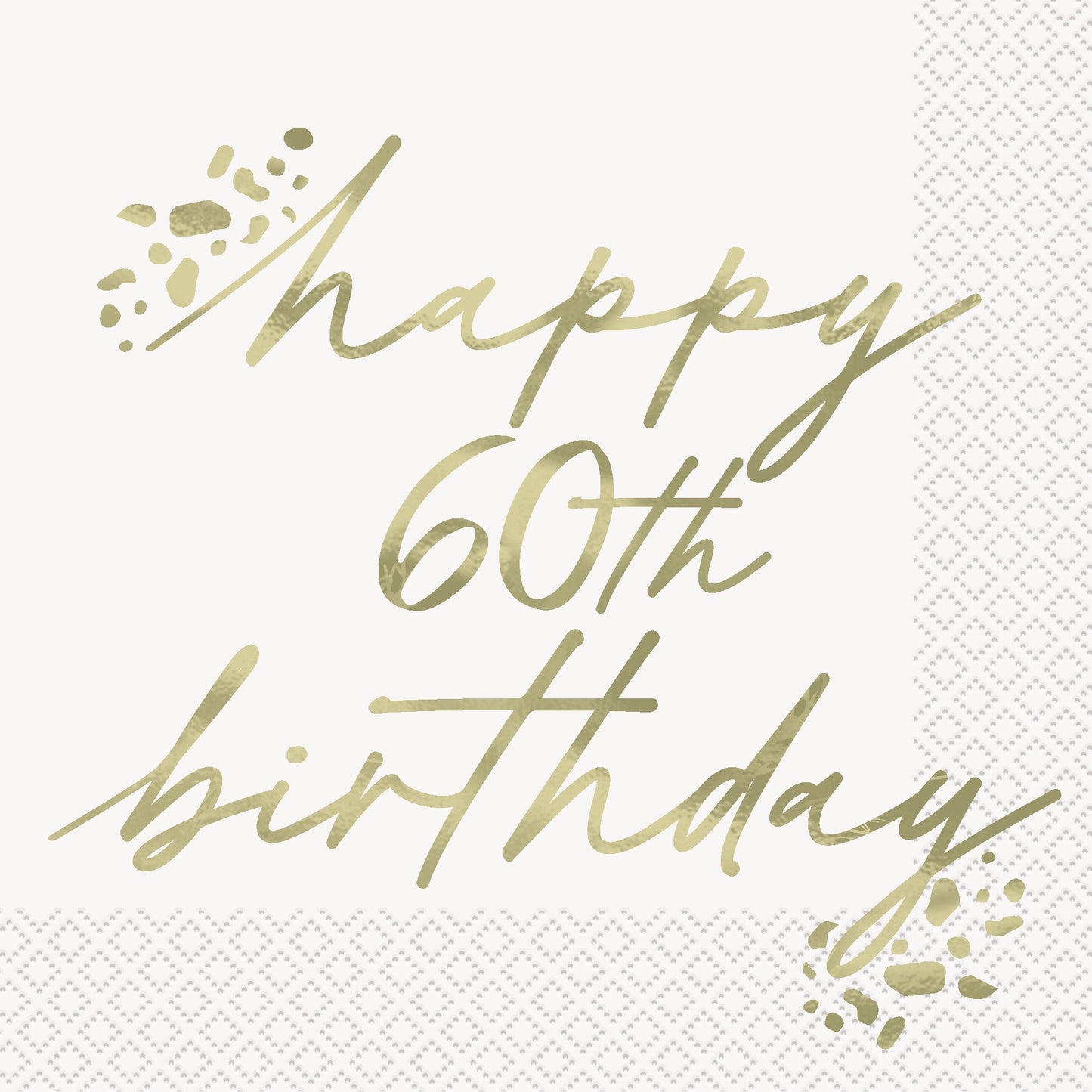 Gold 60 Napkins