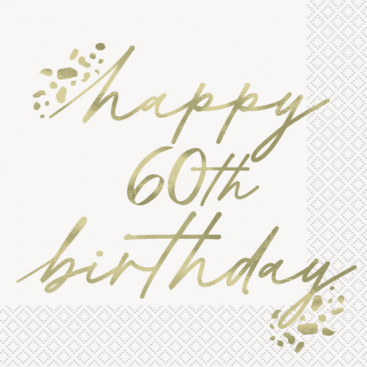 Gold 60 Napkins