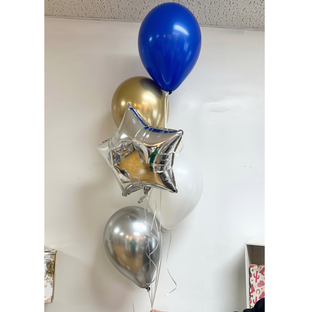 4 Balloon Helium Bouquet