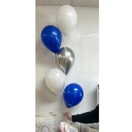 5 Balloon Helium Bouquet