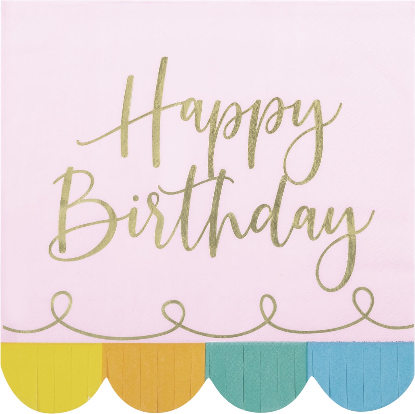 Rainbow Happy Birthday Napkins 16ct