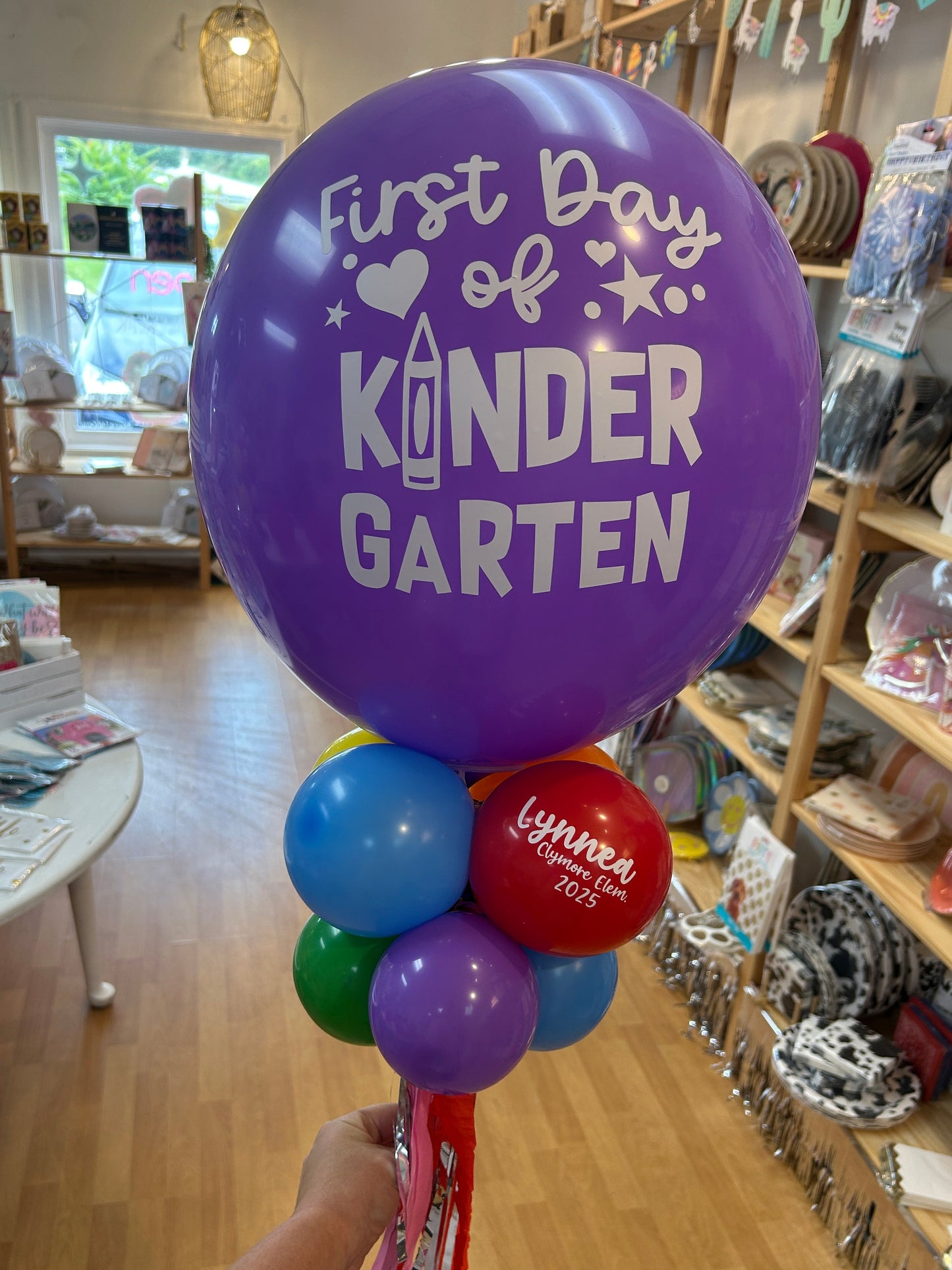Back to School Balloon Wand