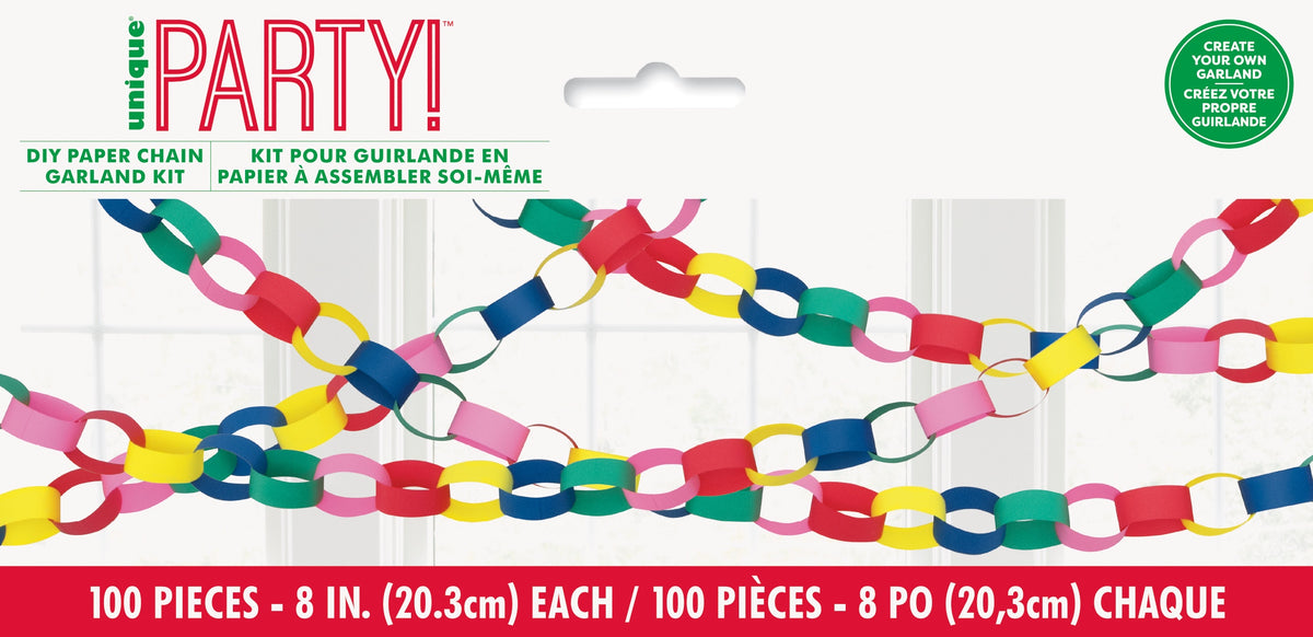 DIY Paper Chain Garland Kit