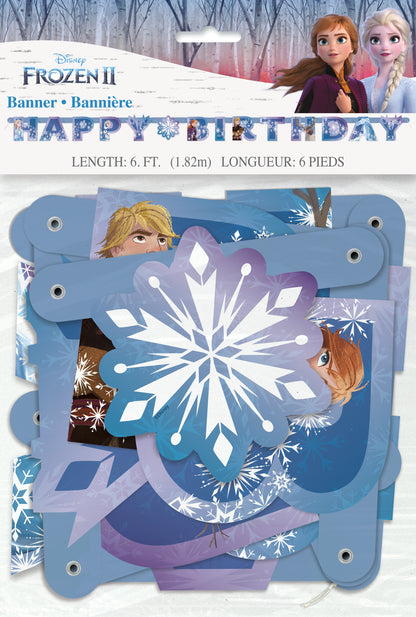 Frozen themed HBD banner
