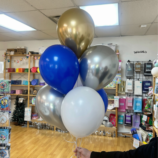 7 Balloons Helium Bouquet
