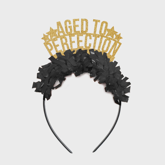 Aged To Perfection Crown/Headband