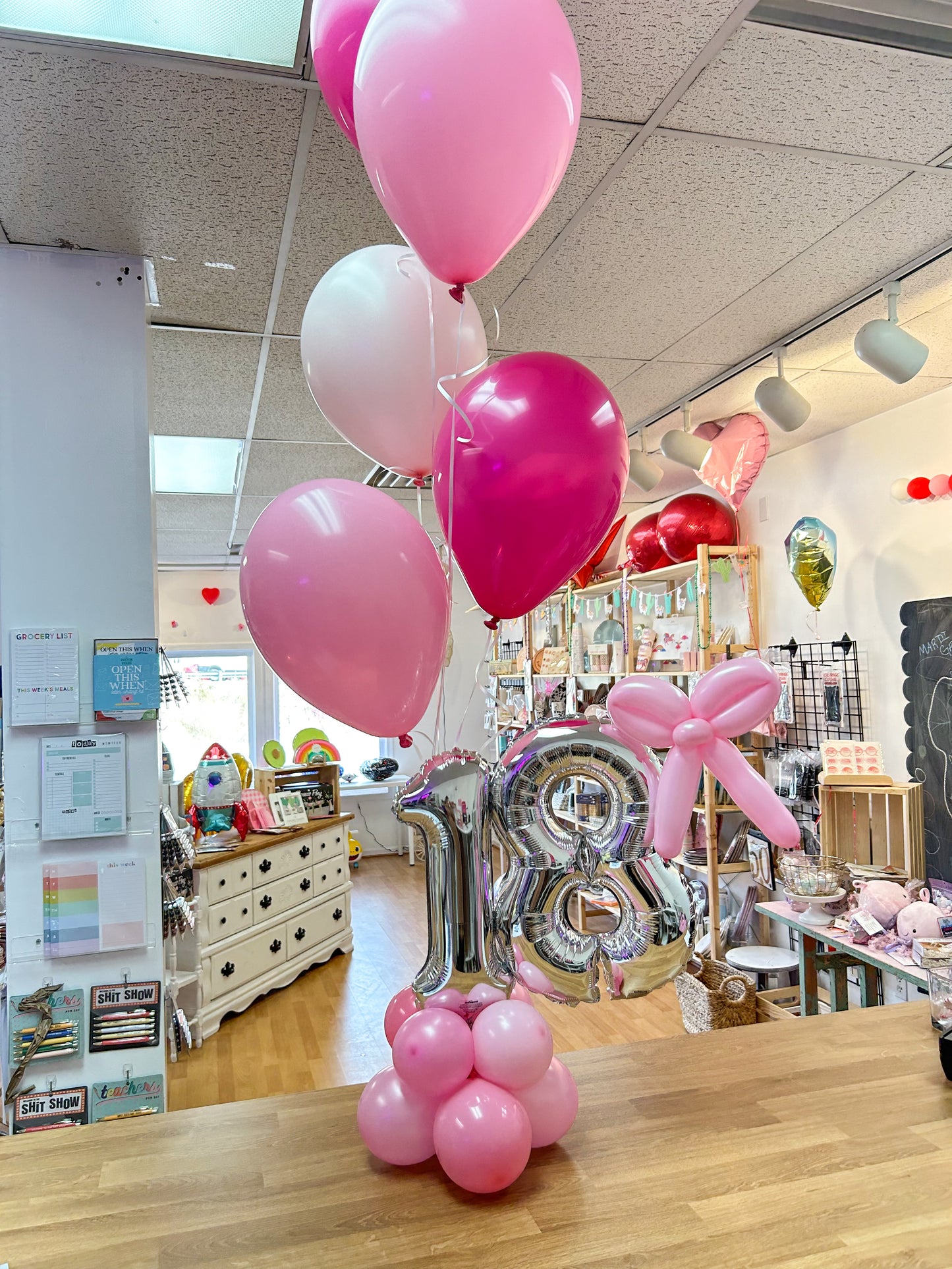 4 Balloon Helium Bouquet