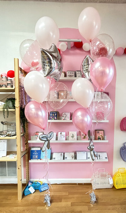5 Balloons Helium Bouquet