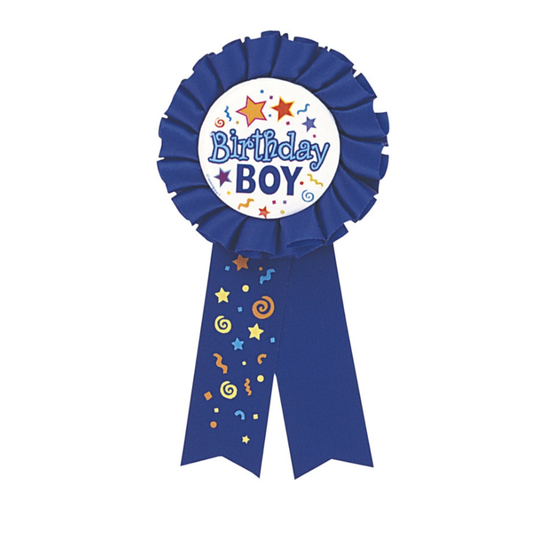 Blue Birthday Boy Badge